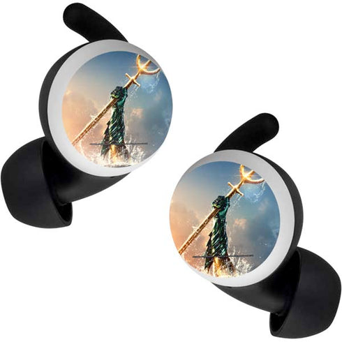 DC Comics Aquaman Movie Poster Trident Google Pixel Buds Skin
